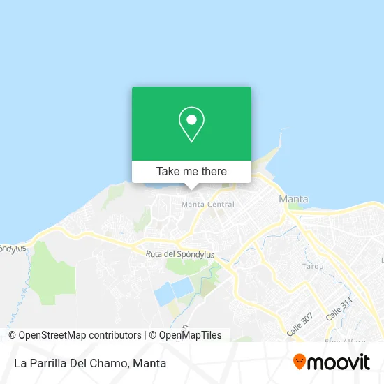 La Parrilla Del Chamo map