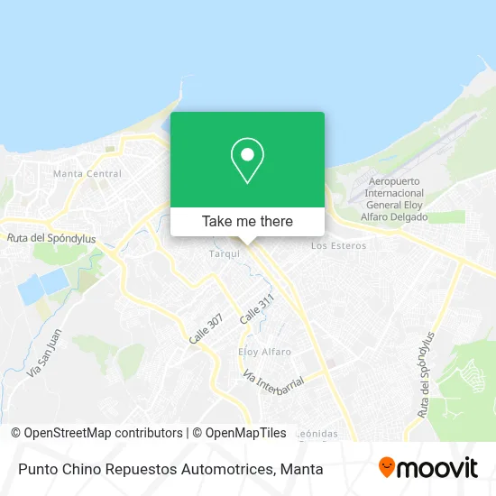 Punto Chino Repuestos Automotrices map