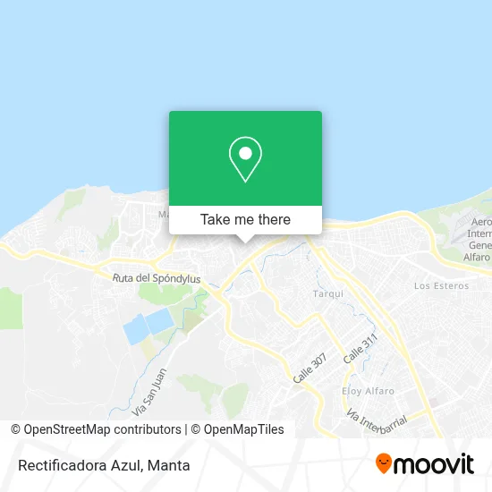 Rectificadora Azul map