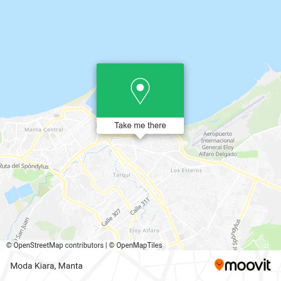 Moda Kiara map