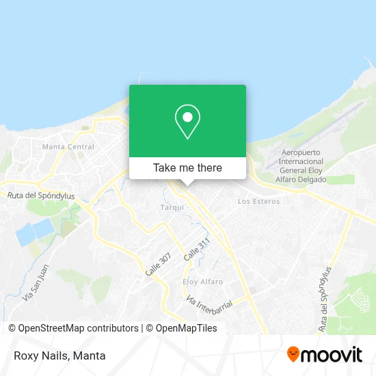 Roxy Nails map