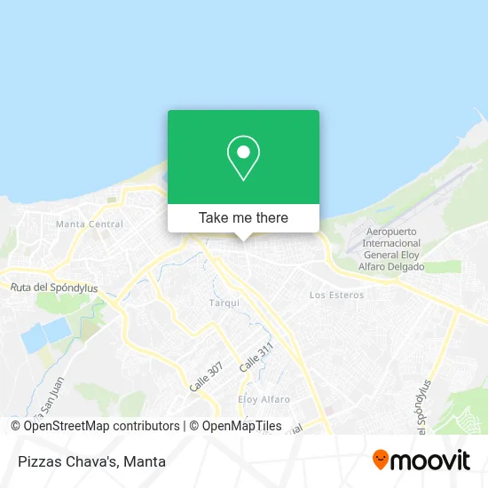 Pizzas Chava's map
