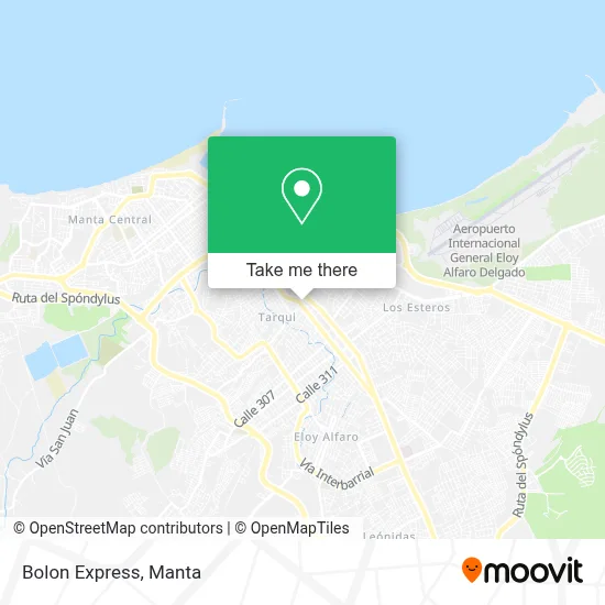 Bolon Express map