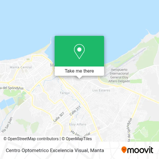 Centro Optometrico Excelencia Visual map