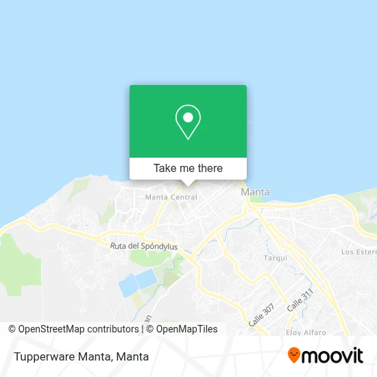 Tupperware Manta map