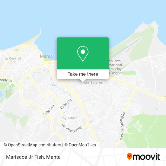 Mariscos Jr Fish map