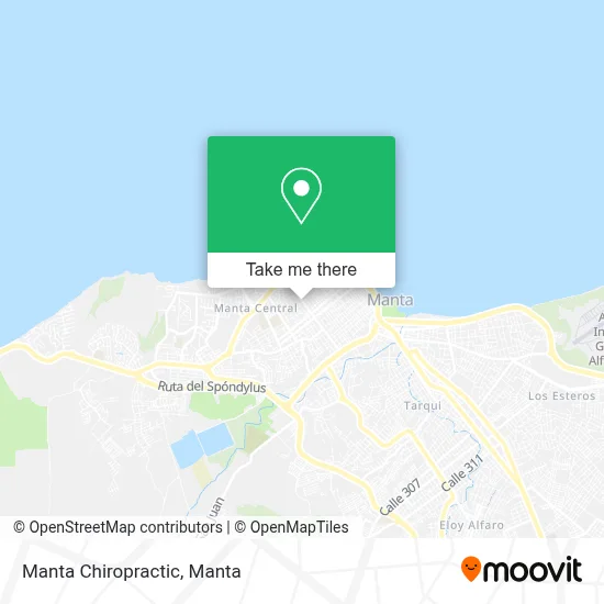 Manta Chiropractic map
