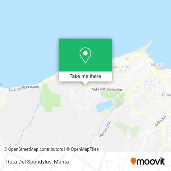 Ruta Del Spondylus map