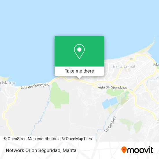 Network Orion Seguridad map