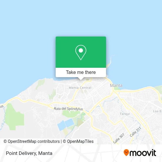 Point Delivery map