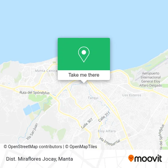 Dist. Miraflores Jocay map