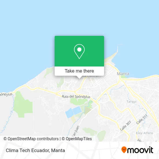 Clima Tech Ecuador map