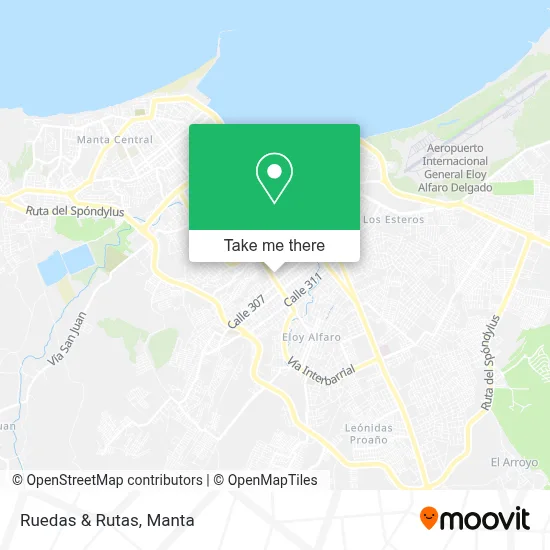 Ruedas & Rutas map