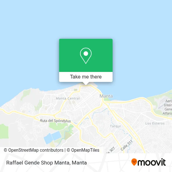 Raffael Gende Shop Manta map
