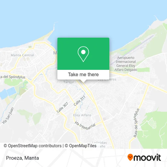 Proeza map