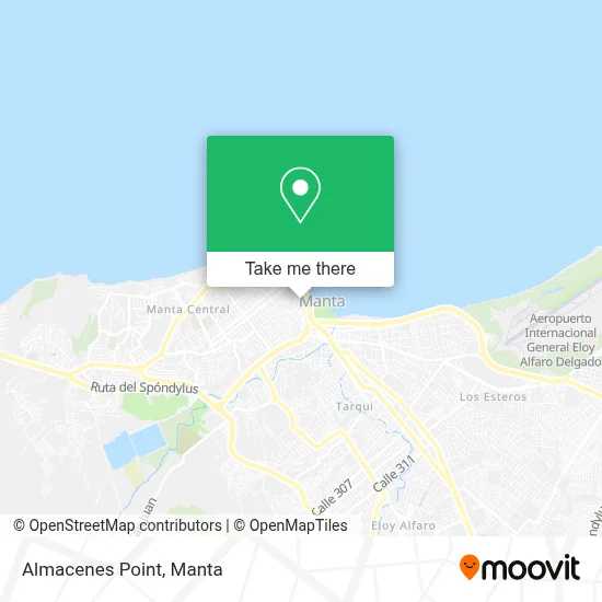 Almacenes Point map