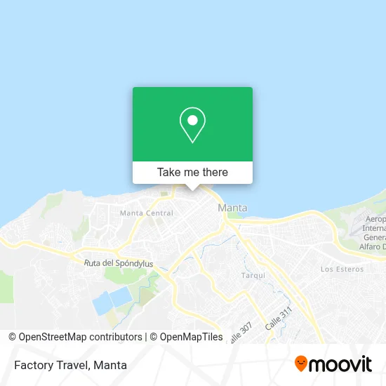 Factory Travel map