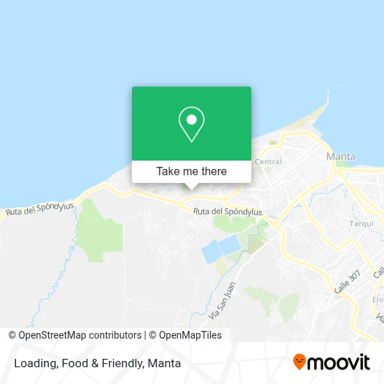 Loading, Food & Friendly map