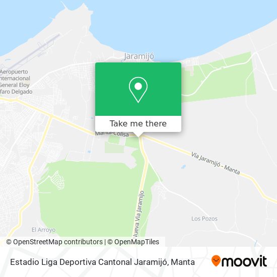 Estadio Liga Deportiva Cantonal Jaramijó map