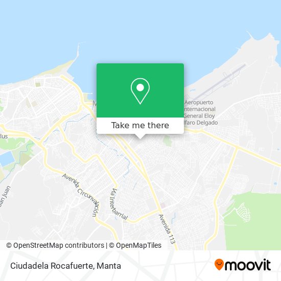 Ciudadela Rocafuerte map