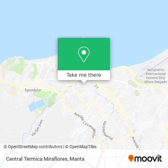 Mapa de Central Termica Miraflores