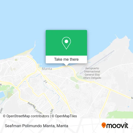 Seafman Polimundo Manta map