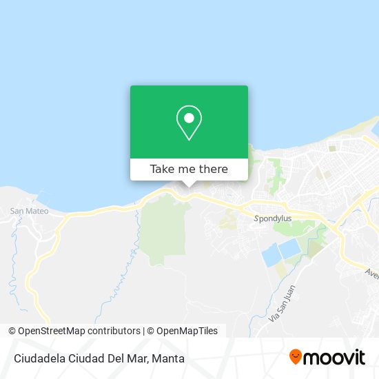 Ciudadela Ciudad Del Mar map