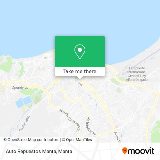 Auto Repuestos Manta map