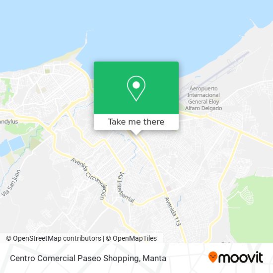 Mapa de Centro Comercial Paseo Shopping