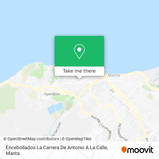 Encebollados La Carrera De Antonio A La Calle map