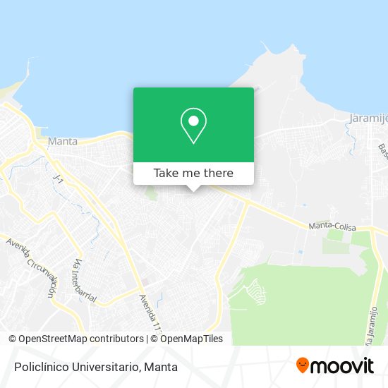Mapa de Policlínico Universitario