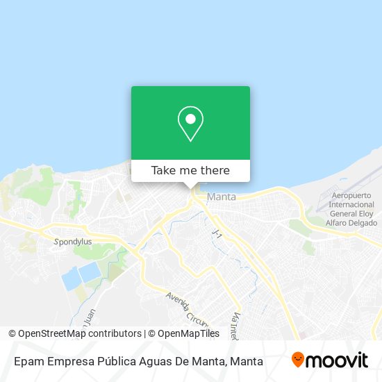 Epam Empresa Pública Aguas De Manta map