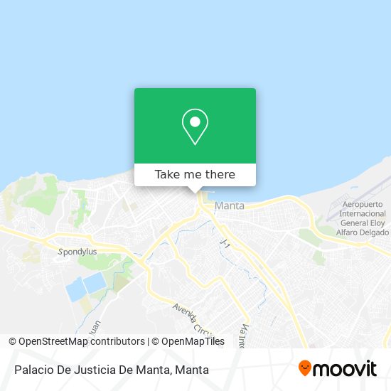 Mapa de Palacio De Justicia De Manta