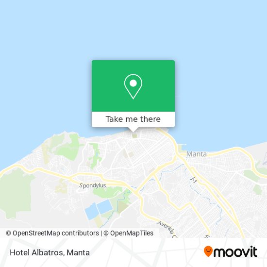 Hotel Albatros map