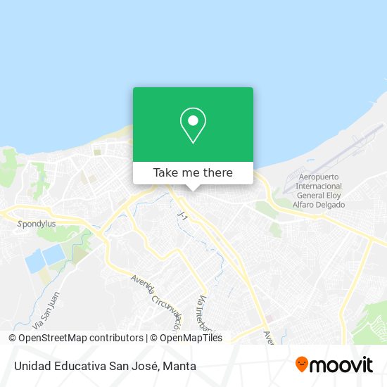 Mapa de Unidad Educativa San José