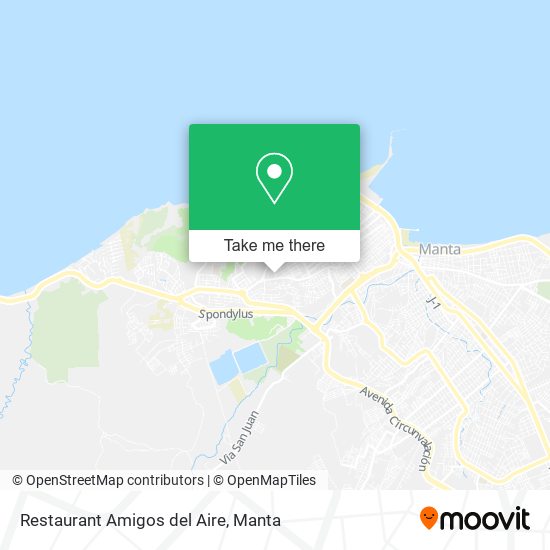 Mapa de Restaurant Amigos del Aire