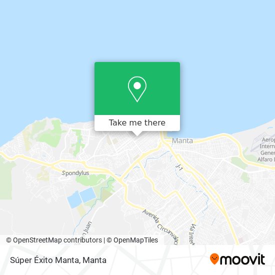 Mapa de Súper Éxito Manta
