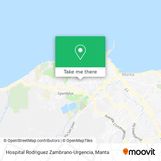 Hospital Rodriguez Zambrano-Urgencia map