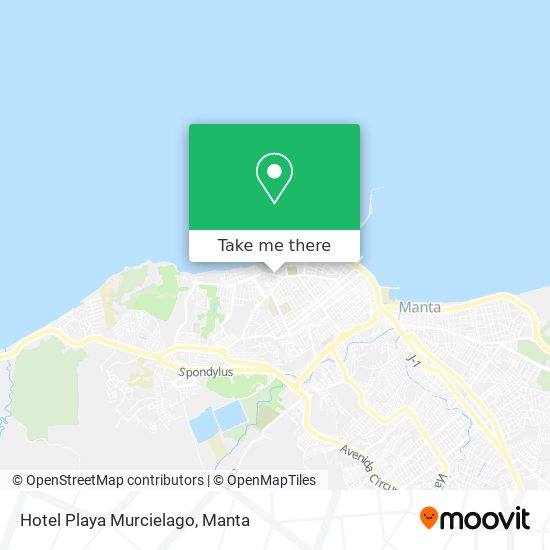 Hotel Playa Murcielago map