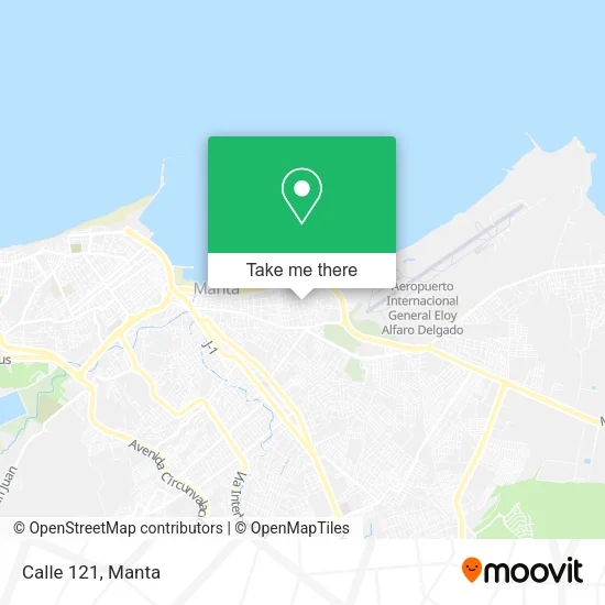 Calle 121 map