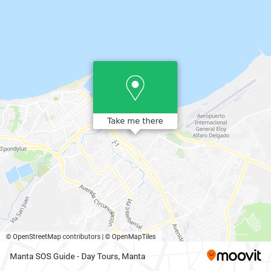 Mapa de Manta SOS Guide - Day Tours