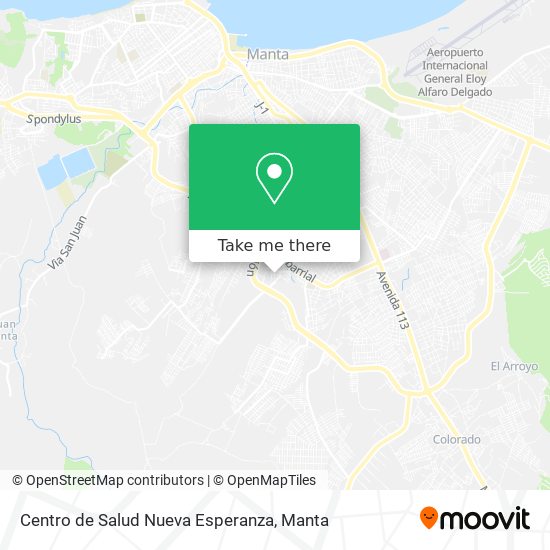 Centro de Salud Nueva Esperanza map