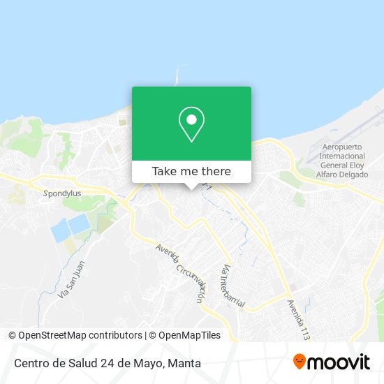 Mapa de Centro de Salud 24 de Mayo