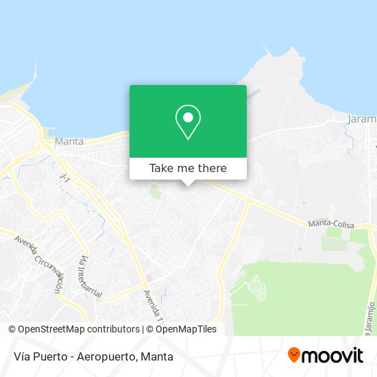 Vía Puerto - Aeropuerto map