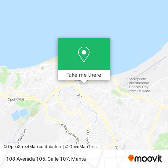 108 Avenida 105, Calle 107 map