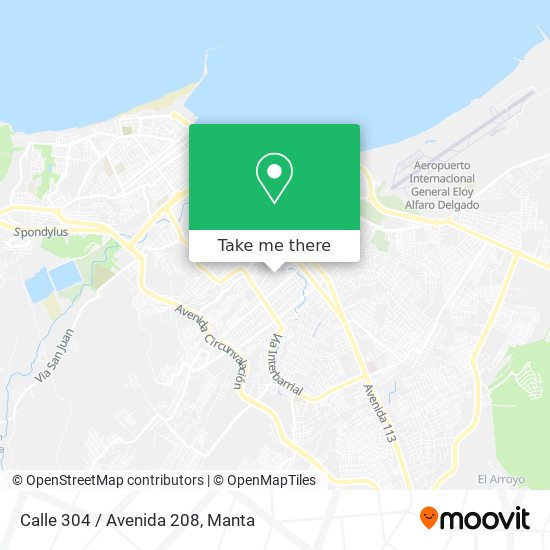 Mapa de Calle 304 / Avenida 208