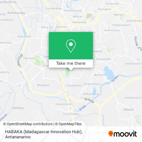 HABAKA (Madagascar Innovation Hub) map