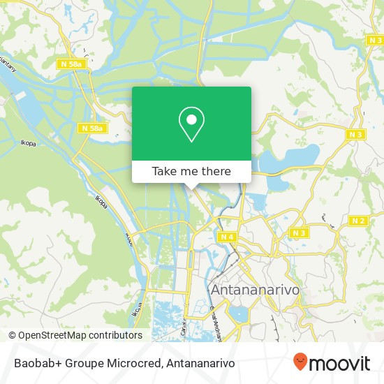 Baobab+ Groupe Microcred map