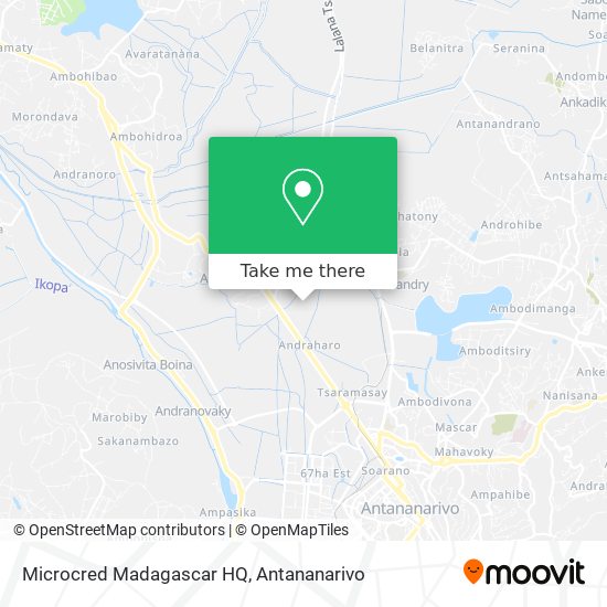 Microcred Madagascar HQ map