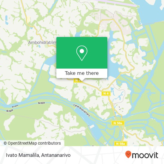 Ivato Mamalila map